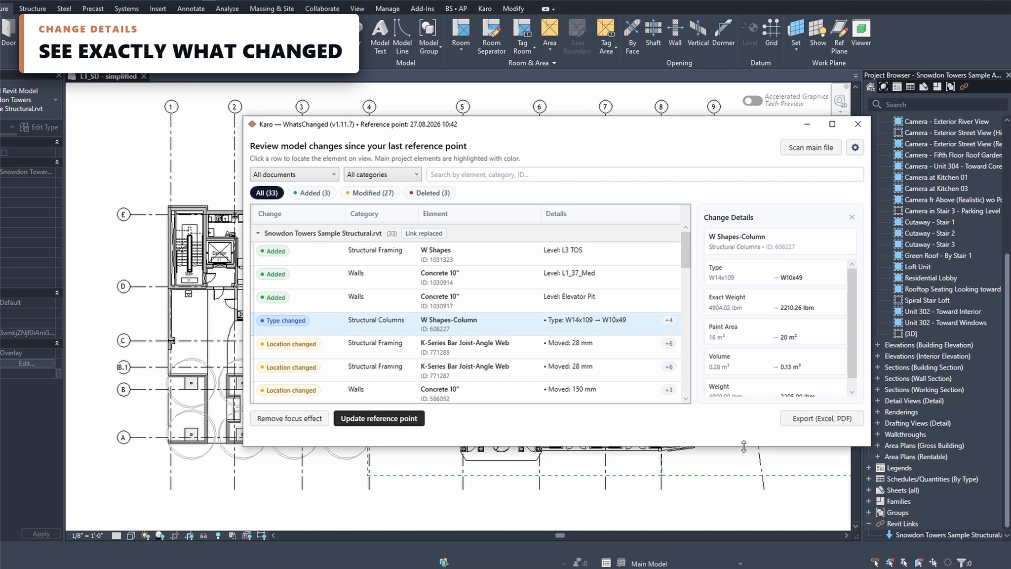 Karo BIM Tools Interface